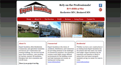 Desktop Screenshot of expertinsulation.com